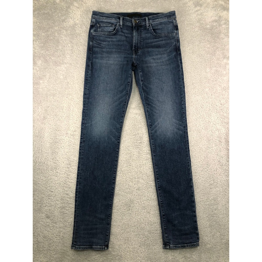 Joe's Jeans Men 32x34 Blue The Asher Slim Fit Kinetic Riplen Denim